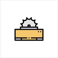 A gearbox icon on a white background vector