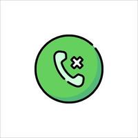 A phone icon with a cross on it vector