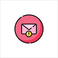 Email icon with envelope and envelope icon illustration vector