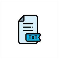 A document with a text icon on it vector