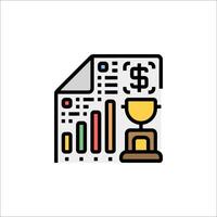 A line icon of a cup and a dollar sign vector
