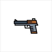 A gun icon on a white background vector