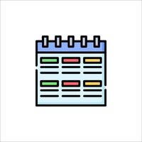 Calendar icon illustration vector