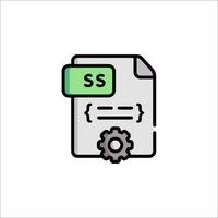 A file with the word ssl on it vector