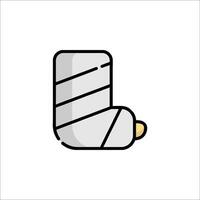 A bandage on a white background vector