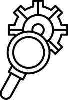 Search Engine Icon Design Symbol vector