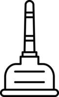 Plunger Icon Design Symbol vector