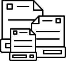Document Icon Design Symbol vector