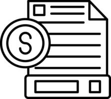 Document Icon Design Symbol vector