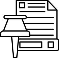 Pin Icon Design Symbol vector