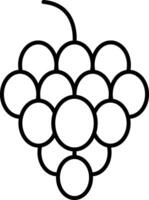 Grapes Icon Design Symbol vector