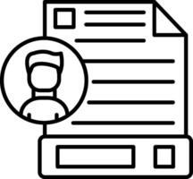 Personal File Icon Design Symbol vector