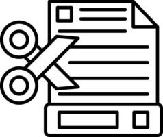 Document Icon Design Symbol vector