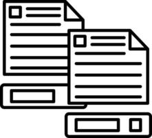 Document Icon Design Symbol vector