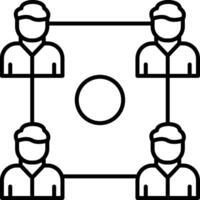 Teamwork Icon Design Symbol vector