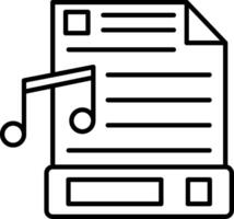 Music File Icon Design Symbol vector