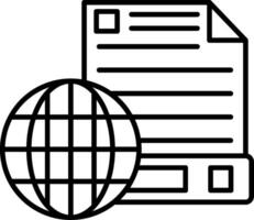 Document Icon Design Symbol vector