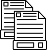 Document Icon Design Symbol vector