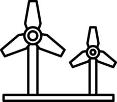 Windmill Icon Design Symbol vector