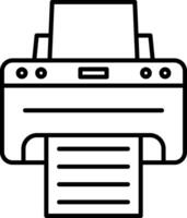 Printer Icon Design Symbol vector