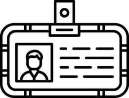 ID Card Icon Design Symbol vector