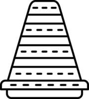 Traffic Cone Icon Design Symbol vector