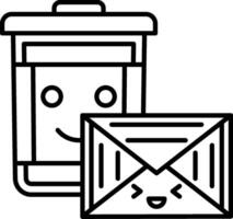 Delete Icon Design Symbol vector