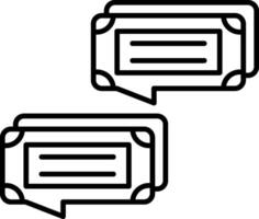 Chat Icon Design Symbol vector