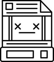Document Icon Design Symbol vector