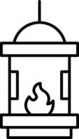 Lantern Icon Design Symbol vector