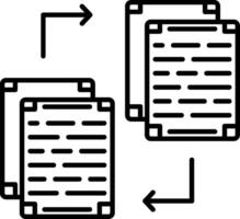Paper Icon Design Symbol vector