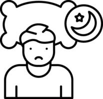 Insomnia Icon Design Symbol vector