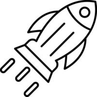 Rocket Ship Icon Design Symbol vector