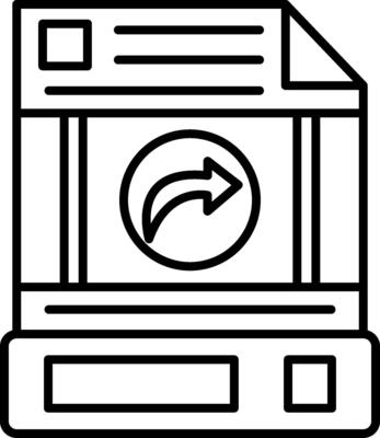 Send File Icon Design Symbol