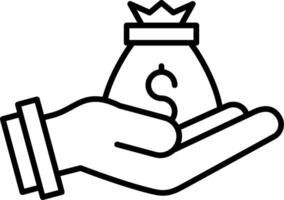 Give Money Icon Design Symbol vector