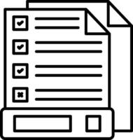 Checklist Icon Design Symbol vector
