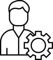 Employee Icon Design Symbol vector