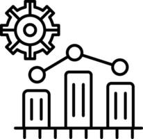 Bar Chart Icon Design Symbol vector