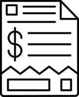 Receipt Icon Design Symbol vector