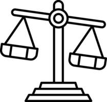 Scales Icon Design Symbol vector
