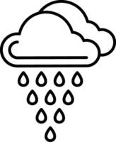 Rain Icon Design Symbol vector