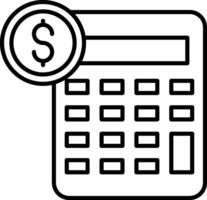 Calculator Icon Design Symbol vector