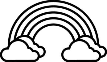 Rainbow Icon Design Symbol vector