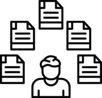 Multitasking Icon Design Symbol vector