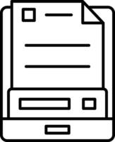 Document File Icon Design Symbol vector
