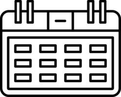 Calendar Icon Design Symbol vector