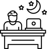 Overtime Icon Design Symbol vector