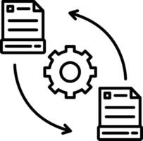 File Management Icon Design Symbol vector