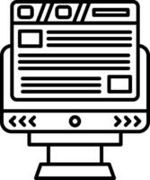 Browser Icon Design Symbol vector