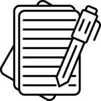 Contract Icon Design Symbol vector
